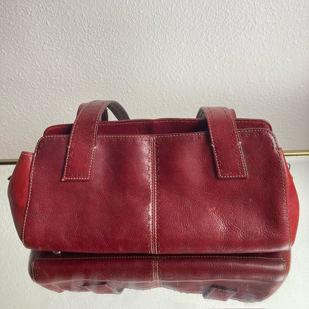 FOSSIL LEATHER SATCHEL